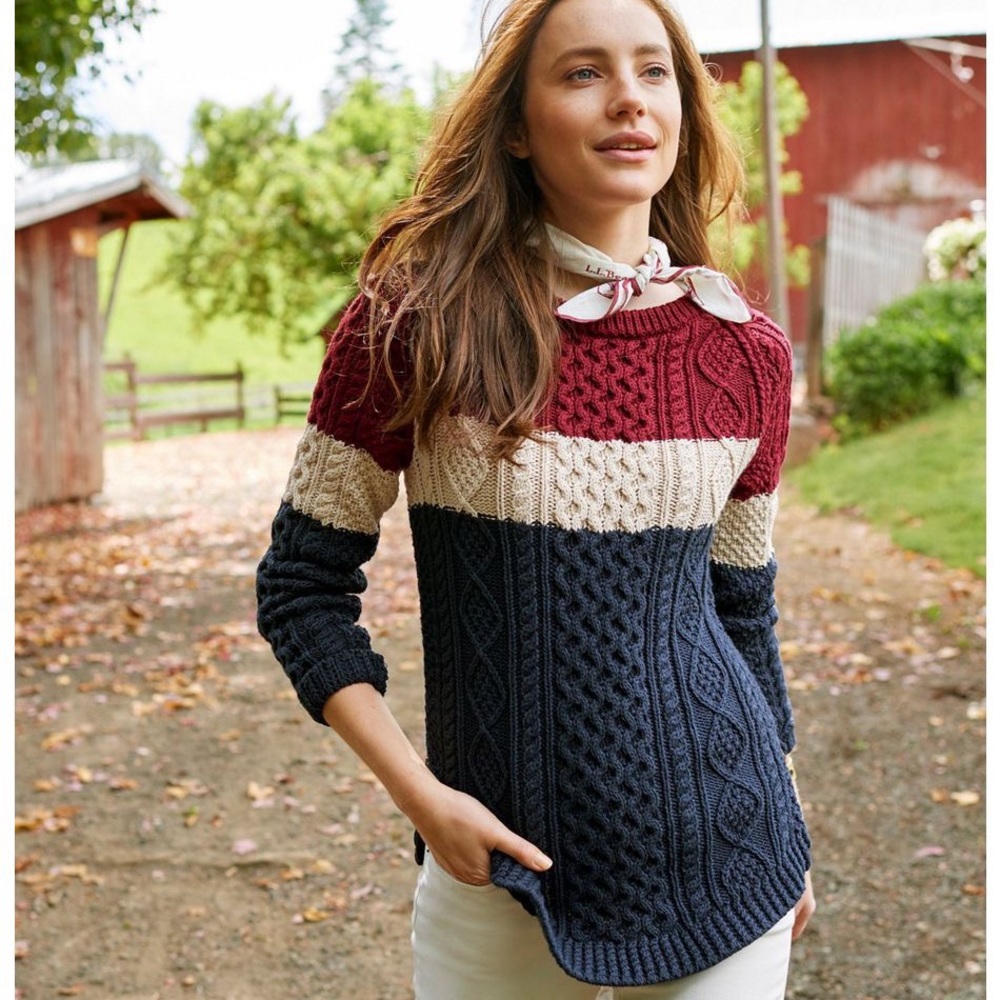 Signature fisherman sweater tunic